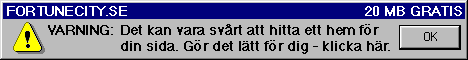 Varning! det kan vara svart att hitta....